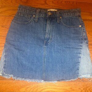 Madewell Mini Jean Skirt Size 25/ size 2